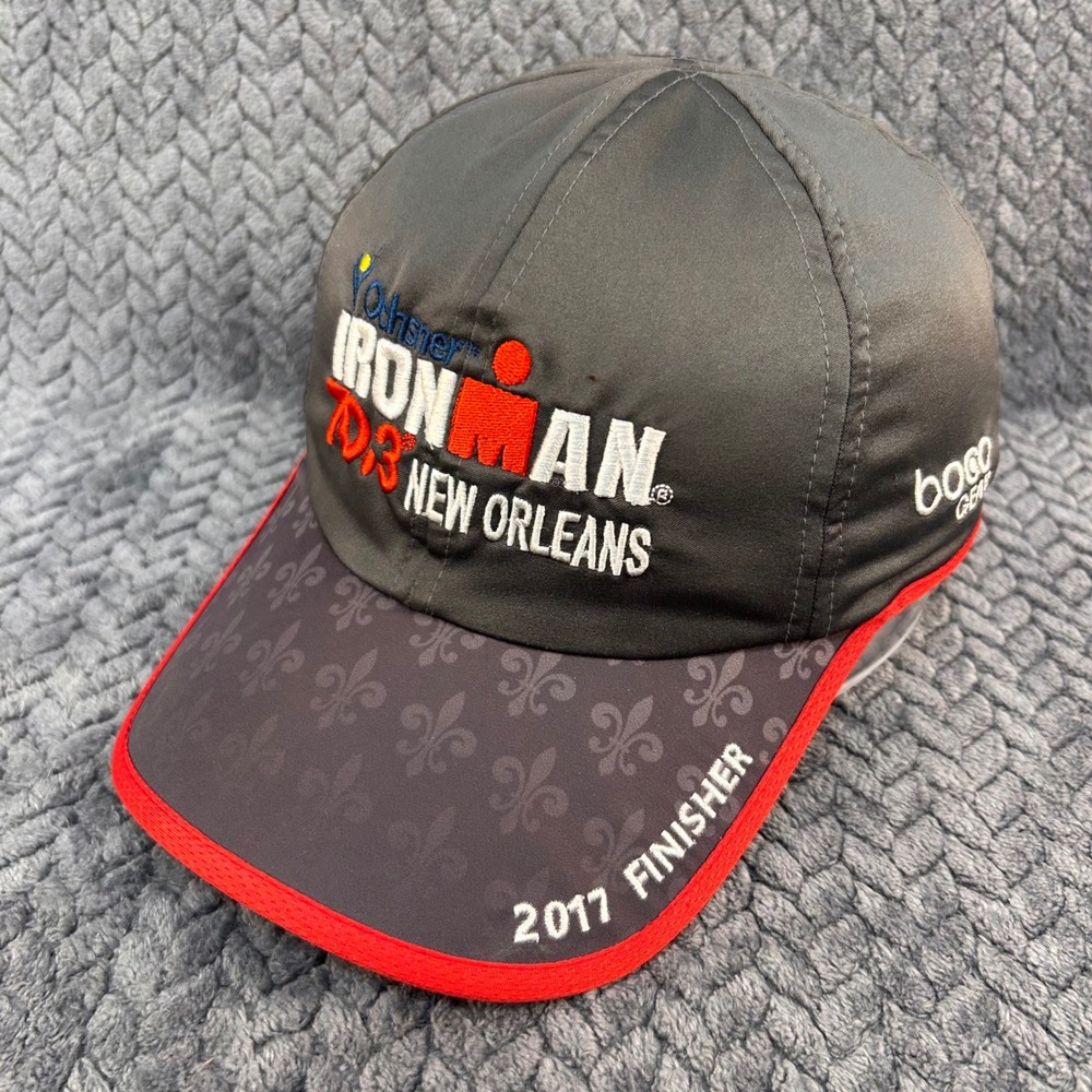 Ironman 70.3 New Orleans 2017 Finisher Unisex Grey BOCO Gear‎ Running Hat OSFM